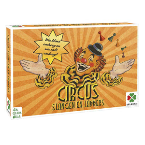 Selecta bordspellen van toen - circus slangen en ladders
