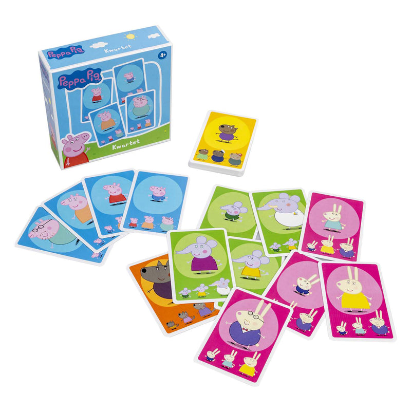 Afbeelding laden in galerijviewer, Tactic peppa pig kwartet – kaartspel – kinderspel – vanaf 4 jaar – 2-4 spelers
