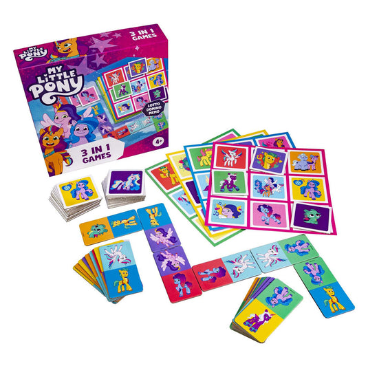 Selecta my little pony 3in1 memo lotto domino
