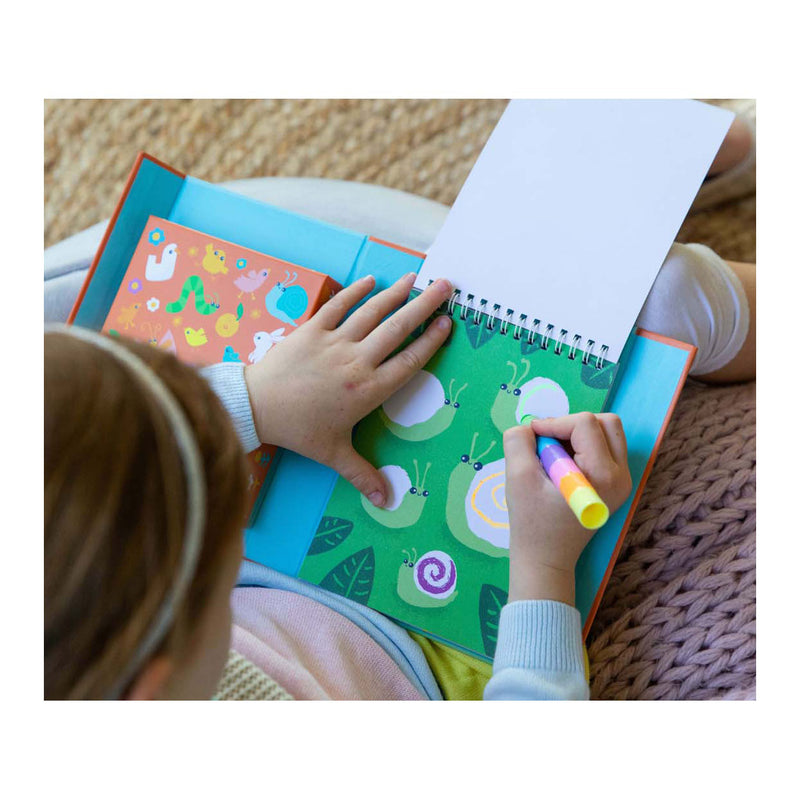 Afbeelding laden in galerijviewer, Tiger tribe waskrijt kleurset crayon adventures tuin -
