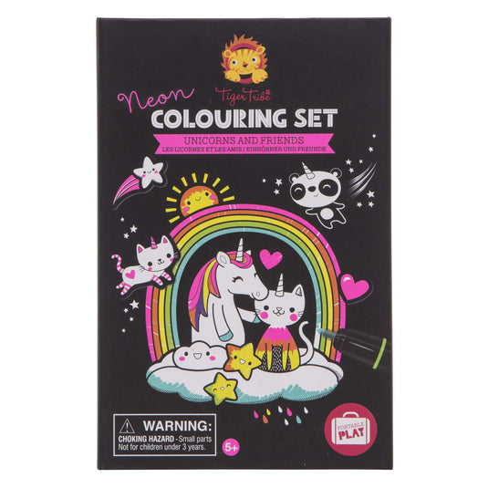 Selecta neon kleurset - eenhoorns en vrienden