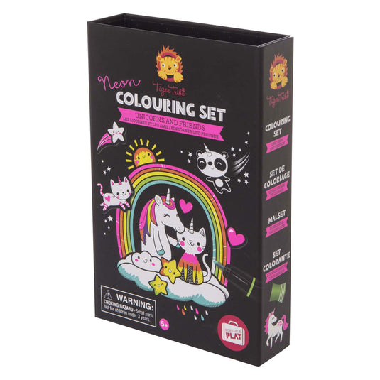 Selecta neon kleurset - eenhoorns en vrienden