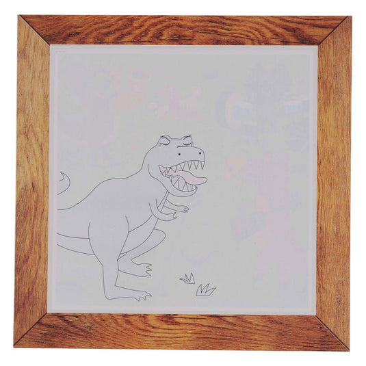 Dam magisch schilderen - dinosaurus