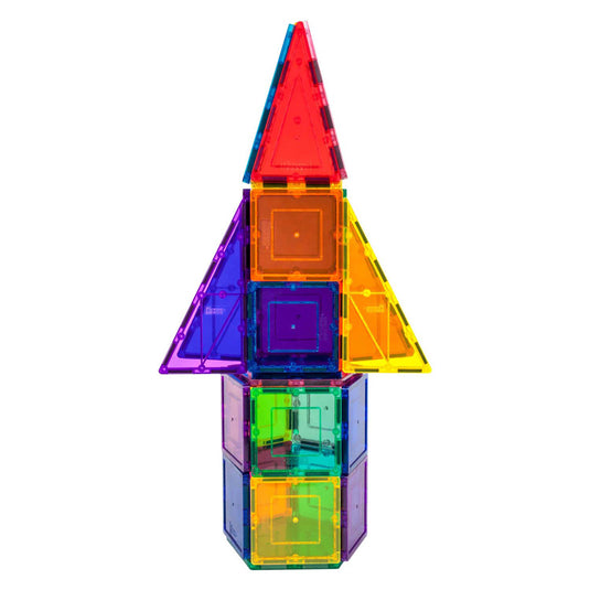 Picasso tiles tactic - constructiespeelgoed - magnetic tiles - magnetische tegels - rocket booster - stem speelgoed - creatief bouwspeelgoed - 32-delig - vanaf 3 jaar