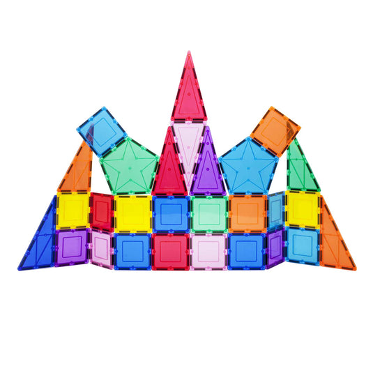 Picasso tiles tactic - constructiespeelgoed - magnetic tiles - magnetische tegels - rocket booster - stem speelgoed - creatief bouwspeelgoed - 32-delig - vanaf 3 jaar