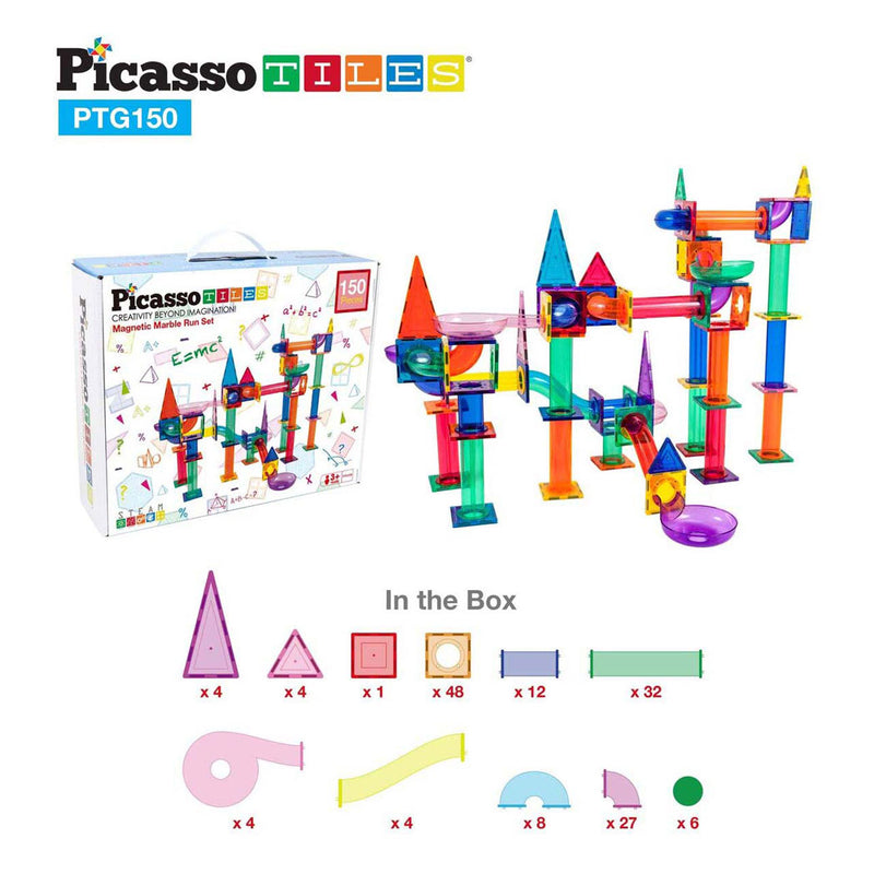 Load image into Gallery viewer, Selecta picassotiles marble run - magnetische bouwtegels, 150dlg.
