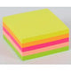 Notes viking 76x76mm assorti neon zelfklevend herplaatsbaar 400 vel