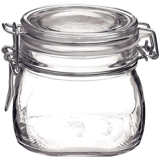 Rocco bormioli bormioli weckpot inmaakpot vierkant 0,5ltr fido pak a 6 st