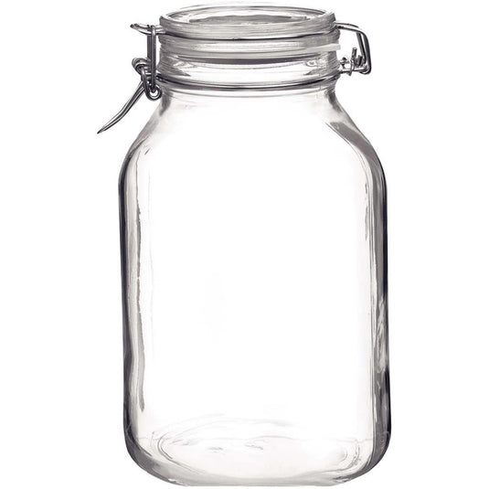 Rocco bormioli klempot vierkant 1,5ltr fido pak a 6 st.