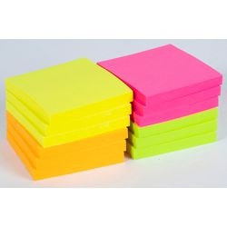 Zelfklevende notes office depot kleurenassortiment 1200 stuks