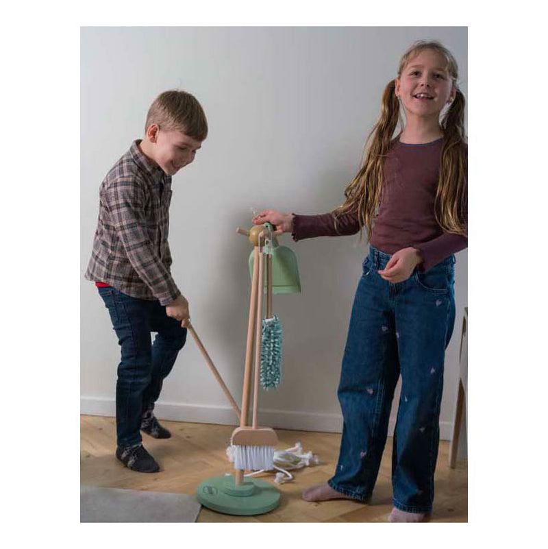 Load image into Gallery viewer, Dantoy houten schoonmaakset, 6dlg.
