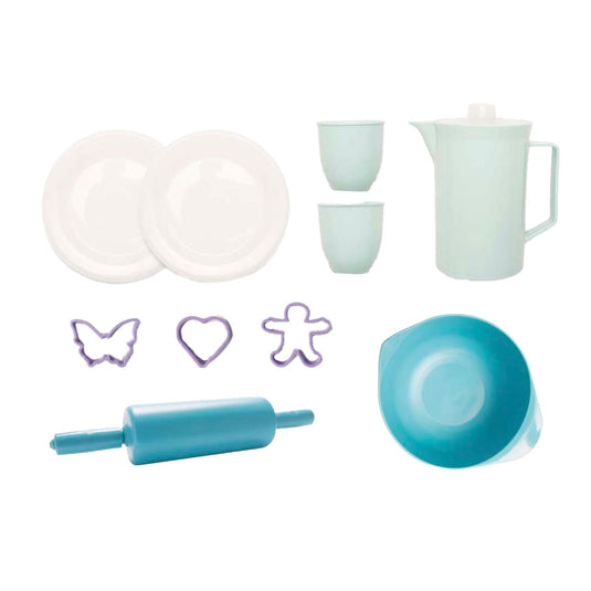 Dantoy koffie en bakset - kleurrijk speelgoed keukenset voor kinderen.