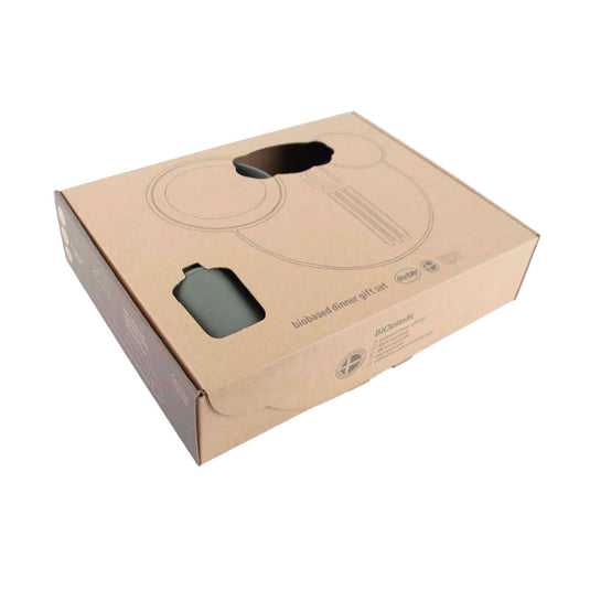 Dantoy kinderservies olijfgroen, 7dlg.