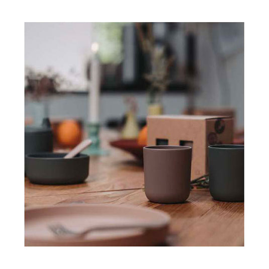 Dantoy bekerset mokka olijfgroen, 2dlg.