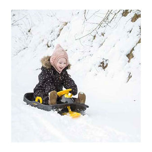 Dantoy stuurbare bobslee zwart, 95 cm