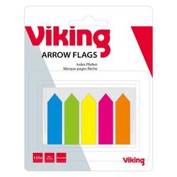 Pijl-index office depot 45x12mm assorti neon herplaatsbaar beschrijfbaar 125 vel