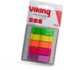 Pop-up index viking 45x12mm assorti neon dispenser 200 vel