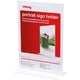 Folderhouder viking a4 transparant