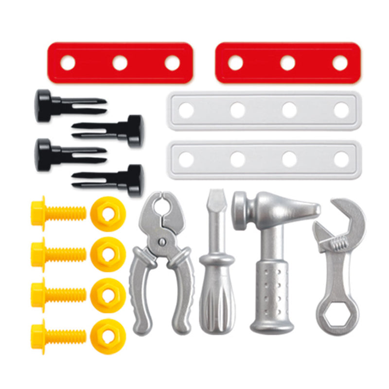 Load image into Gallery viewer, Ecoiffier mecanics steekwagen met gereedschapskist
