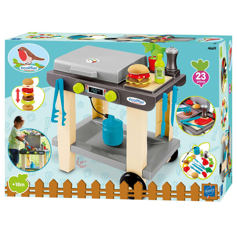 ギャラリービューアに画像をロードする, Ecoffier ecoiffier – plancha speelbarbecue – 18 mnd – 2 wielen
