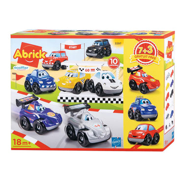 Abrick ecoiffier racewagens - 10st.