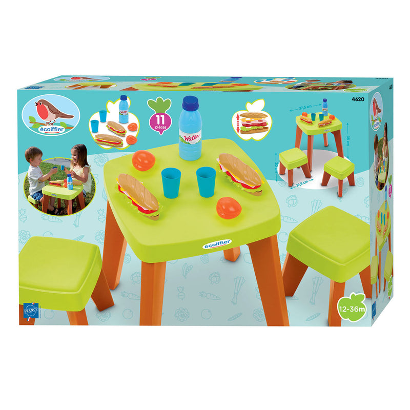 Afbeelding laden in galerijviewer, Écoiffier ecoiffier picknicktafel speelset - 10dlg.

