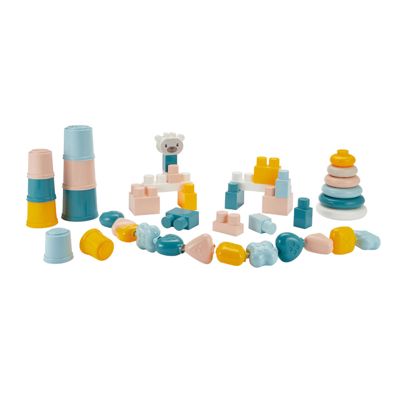 Load image into Gallery viewer, Abrick babyspeelgoed 4in1 speelset in opbergbox, 41dlg.
