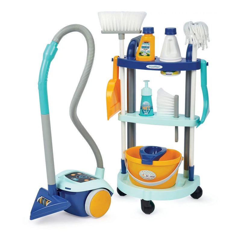 Load image into Gallery viewer, Ecoiffier clean home schoonmaakkar met stofzuiger
