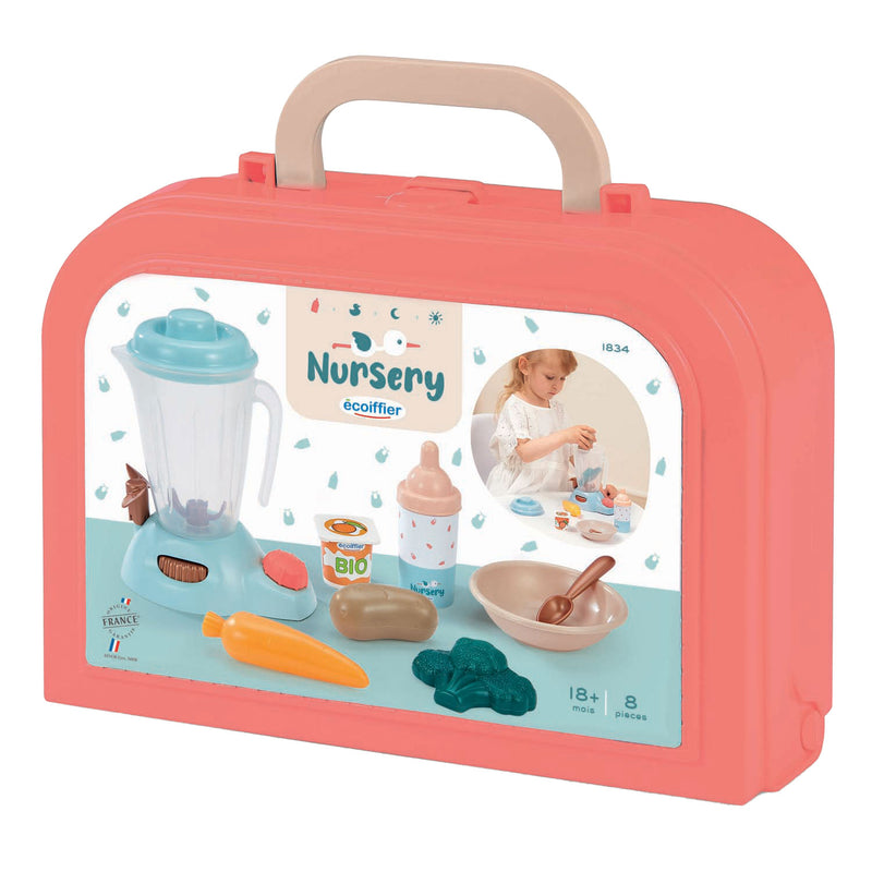 Load image into Gallery viewer, Ecoiffier verzorging - baby&#39;s voedingsset in koffer, 8dlg.
