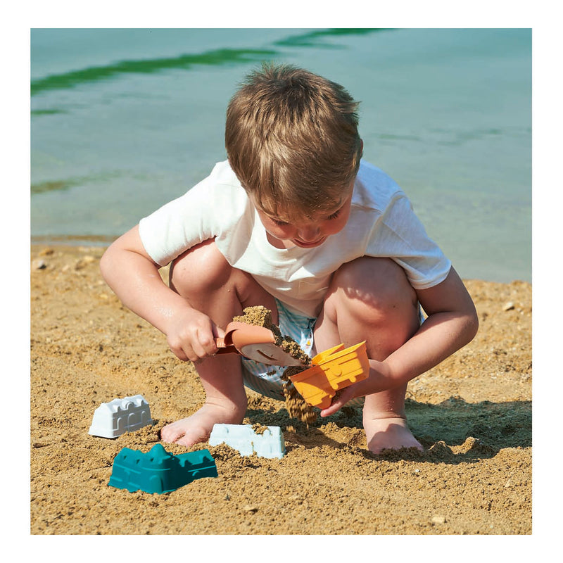 Load image into Gallery viewer, Ecoiffier kasteel zandvormen met schep, 5dlg.
