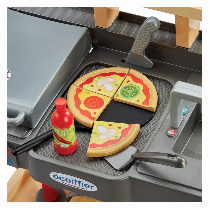Load image into Gallery viewer, Ecoiffier zomer keuken met barbecue en pizzaoven, 27dlg.
