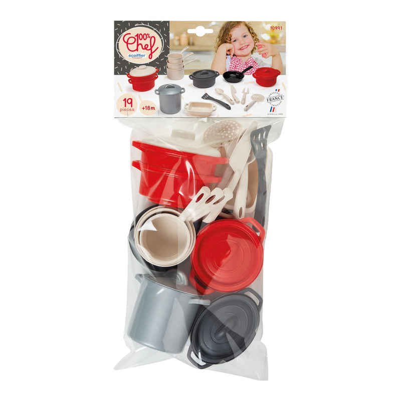 Afbeelding laden in galerijviewer, Écoiffier ecoiffier 100% chef pannen en kookgerei - 19dg,
