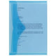 Documentmap viking pp 180g m2 a4 33,5x23,5cm blauw cap. 100vel drukknop