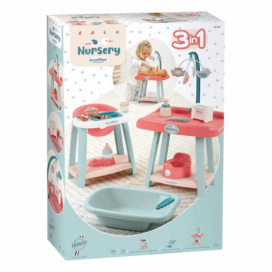 Écoiffier ecoiffier nursery babykamerset 3-in-1