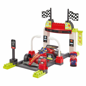 Ecoiffier abrick speelset pit stop formule 1