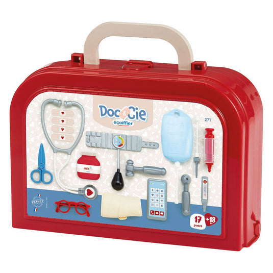 Écoiffier ecoiffier doc cie luxe dokterskoffer - 17dlg.