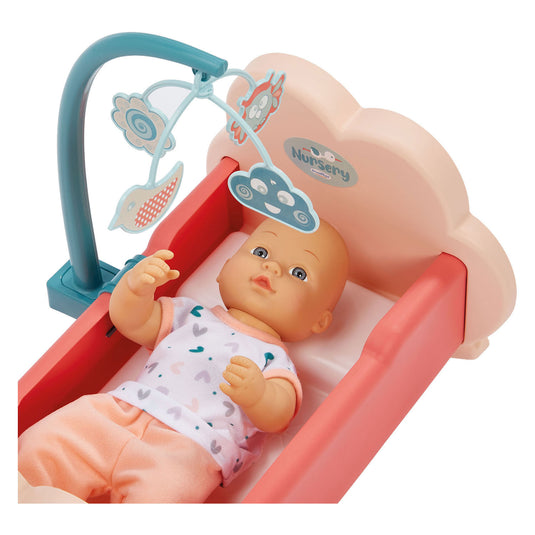 Ecoiffier nursery 3in1 babykamer met babypop- 8dlg.