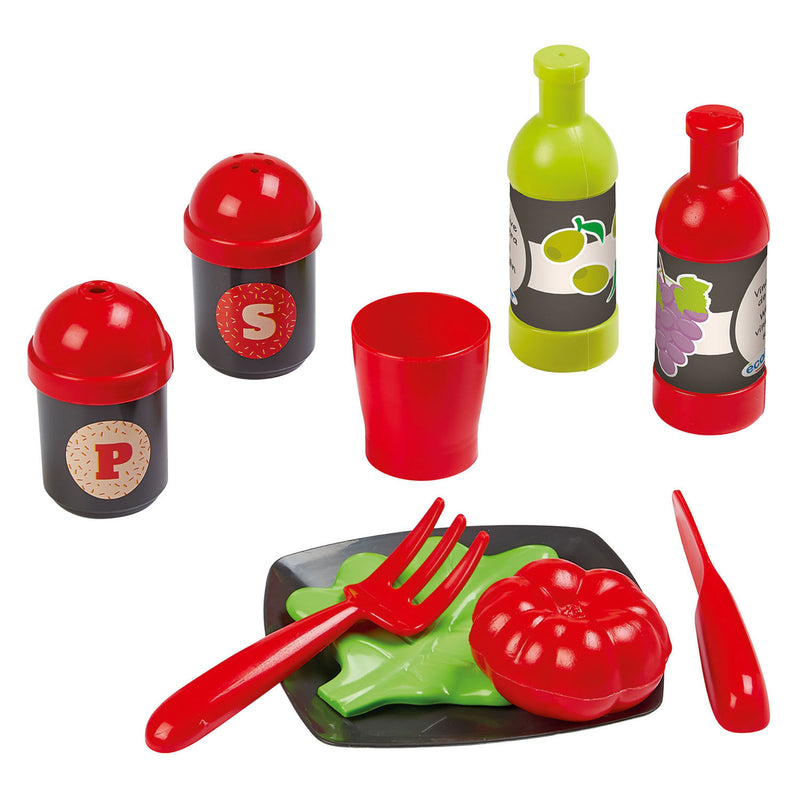 Afbeelding laden in galerijviewer, Ecoiffier 100% chef eten en servies set - 100dlg.
