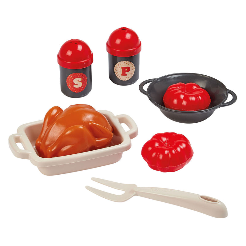 Afbeelding laden in galerijviewer, Ecoiffier 100% chef eten en servies set - 100dlg.
