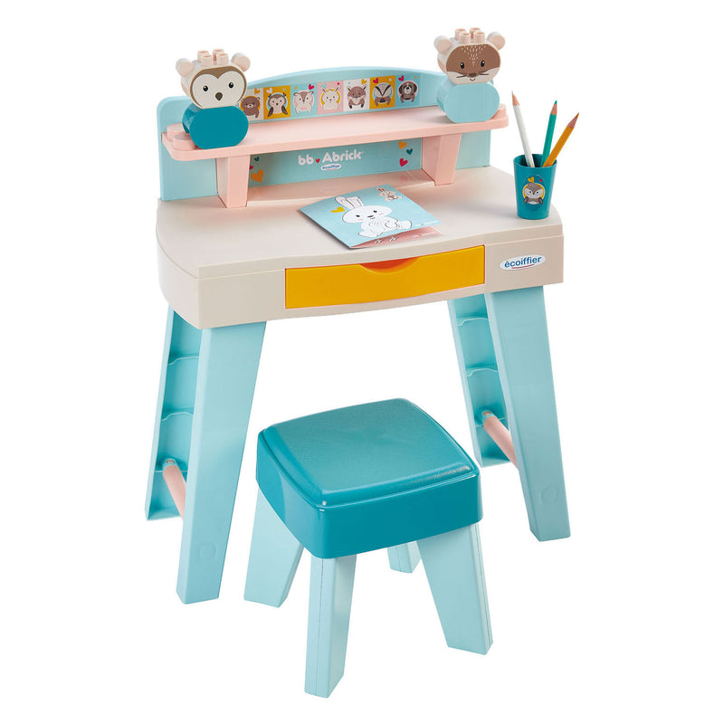 Load image into Gallery viewer, Ecoiffier bb abrick mijn eerste bureau - 8dlg.
