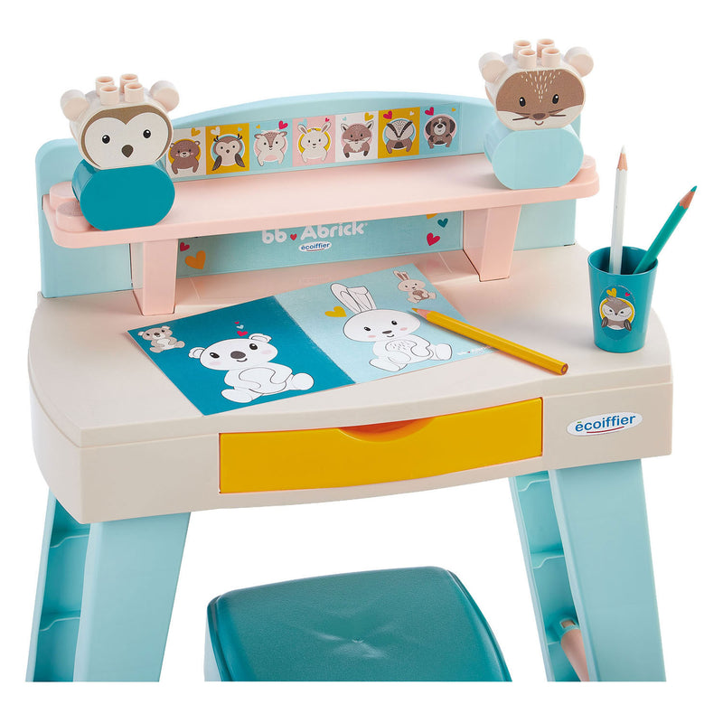 Load image into Gallery viewer, Ecoiffier bb abrick mijn eerste bureau - 8dlg.
