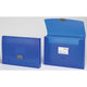 Documentenbox viking pp a4 33,5x24cm blauw clipsluiting 250vel