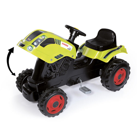 Smoby tractor claas met trailer