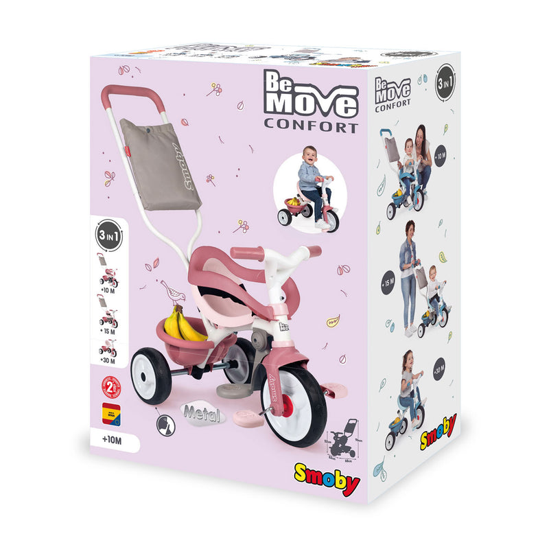 Load image into Gallery viewer, Smoby be comfort driewieler roze
