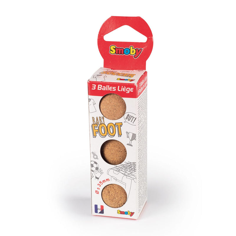 Load image into Gallery viewer, Smoby Tafelvoetbal Balletjes Kurk 3st.
