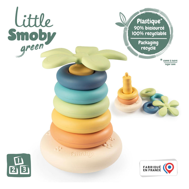 Load image into Gallery viewer, Smoby Little Green Stapelringen
