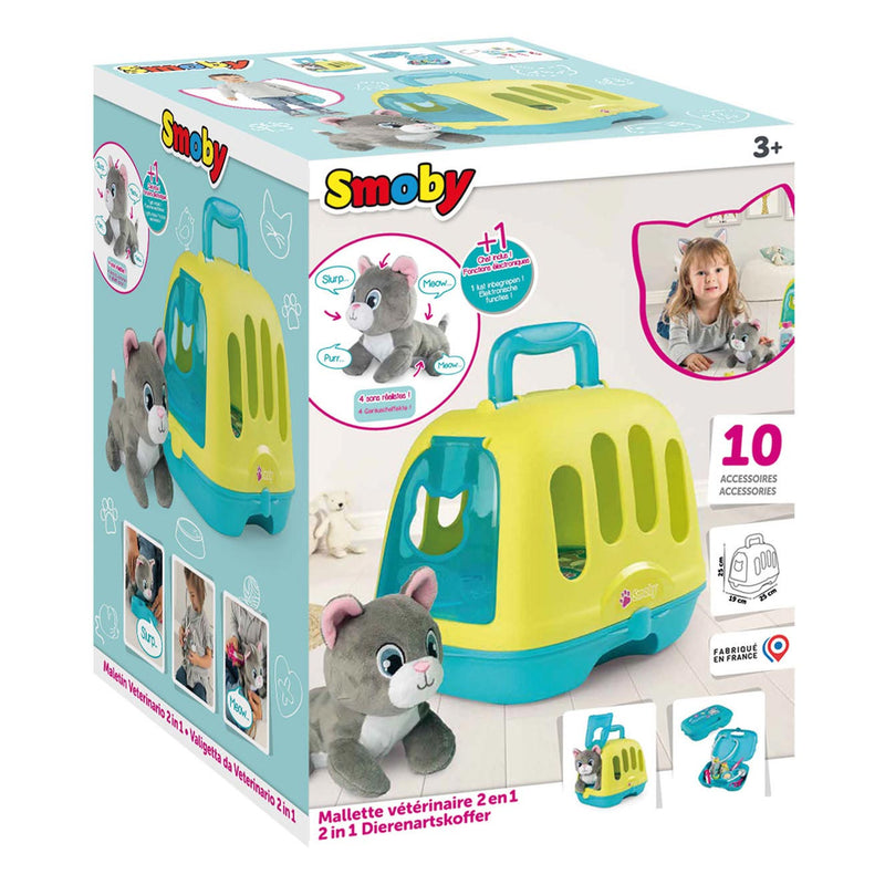 Load image into Gallery viewer, Smoby Dierendokter Speelset 10dlg.
