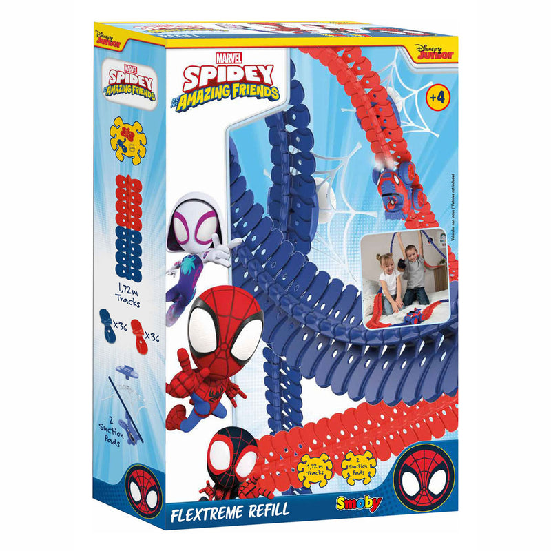 Load image into Gallery viewer, Smoby Spidey Amazing Friends Flextreme Racebaan Uitbreidingsset, 72dlg.
