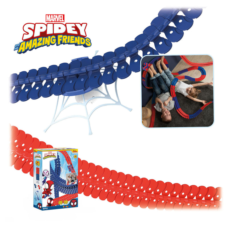 Load image into Gallery viewer, Smoby Spidey Amazing Friends Flextreme Racebaan Uitbreidingsset, 72dlg.
