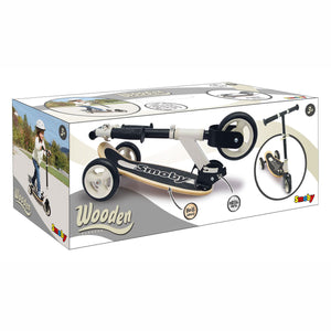 Smoby houten 3-wiel kinderstep blauw